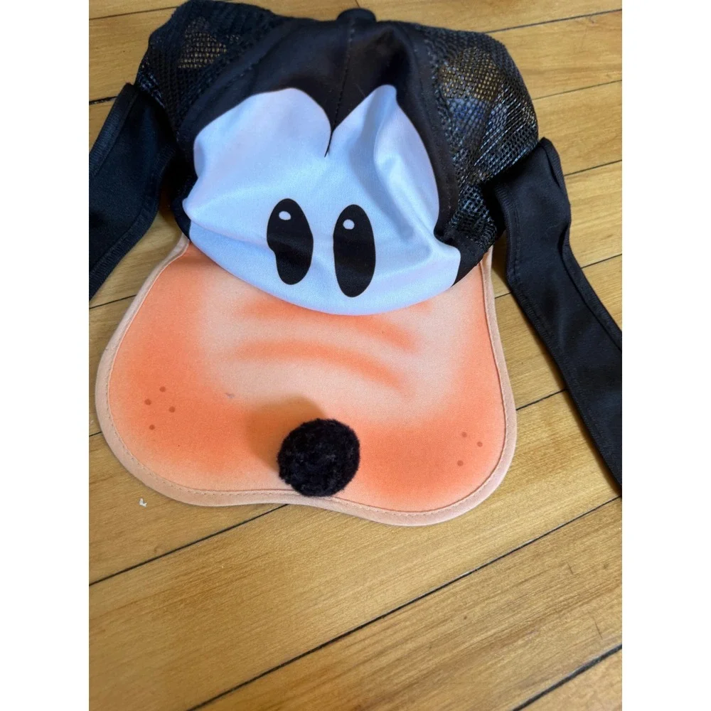 Vintage Disney Goofy Trucker Hat Floppy Ears Mesh Snapback Child Made in USA